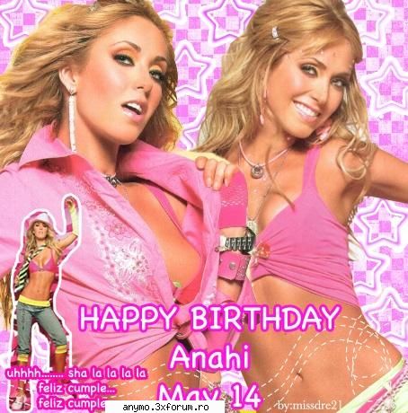 feliz cumple bebita tititi! magica.... I do Belive in Dreams!Loca por AyA Baby Pink